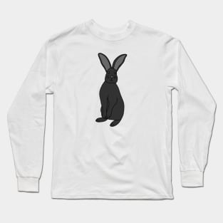 Black Bunny Long Sleeve T-Shirt